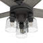 Ventilateur de plafond standard à 5 pales de 52 po avec télécommande et ensemble d'éclairage à DEL inclus Lochemeade-113420545