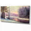«River in Winter Landscape», peinture-34272983-29503503