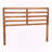 Cordae Spindle Headboard, Modern & Contemporary Style in Brown Finish, 49.8" H X 55.8" W X 0.80" D