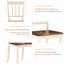 Chaise d'appoint à dossier en lattes-1541174785