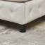 Canapé en chenille trois pièces de style moderne avec deux coussins et pieds en plastique-824391052
