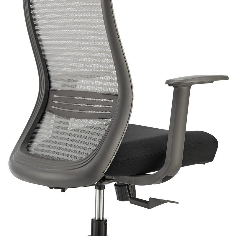 Chaise de bureau Gizia, Gris