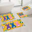 Ensemble de 4 tapis de bain lapin et œufs de Pâques