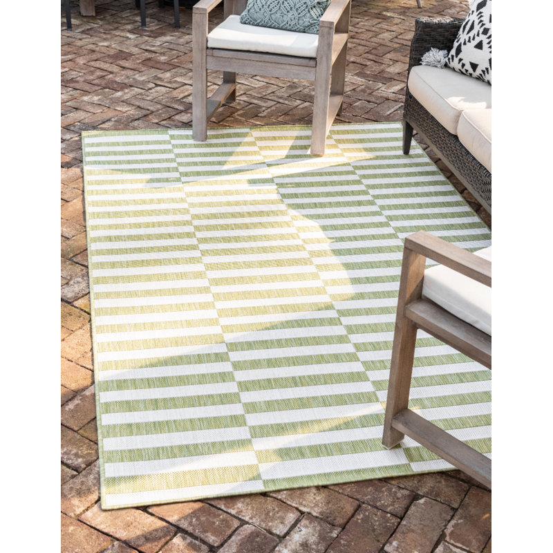 Altimari Striped Indoor Rug, Rectangle 7'1" x 10'