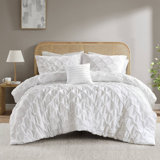 Bailey Diamond Pucker Woven Comforter Set