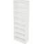 Étagère de rangement réglable pour CD à 8 couches, 6 tablettes, détachable en deux, convient au bureau, construction, tour de charge de 25 lb, matériau, largeur de 11,8 po-120659962