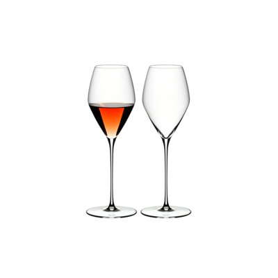 Veloce Crystal Rose Wine Glass