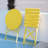 Iron Table And Folding Chair Set, 2 - Person Round Outdoor Dining Set-216455092
