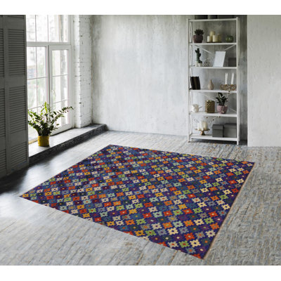 Laudalino Wool Geometric Indoor Rug