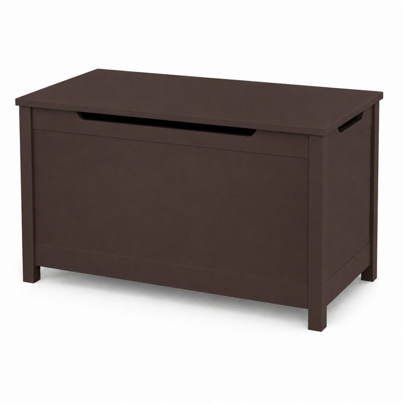 Banc de rangement Fredine, Brun foncé