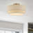 Bhagipuri Linen Blend Semi Flush Mount