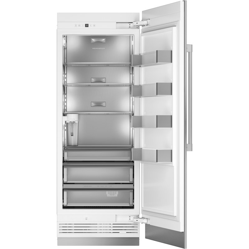 Monogram Premium Column Pair: 24" W Freezer Column + 30" W Refrigerator Column, Panel Ready, Yes, Stainless Steel, Statement