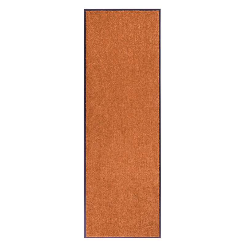 Wash & Clean Doormat, 60cm W x 180cm L, Orange
