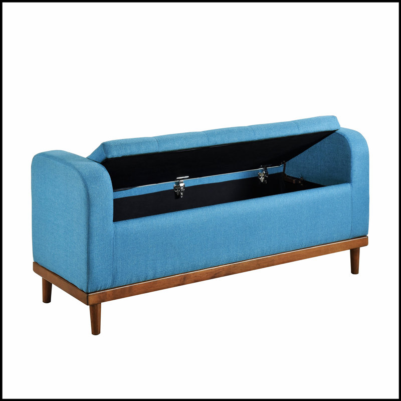 Meuble de rangement Mid-Century, Bleu