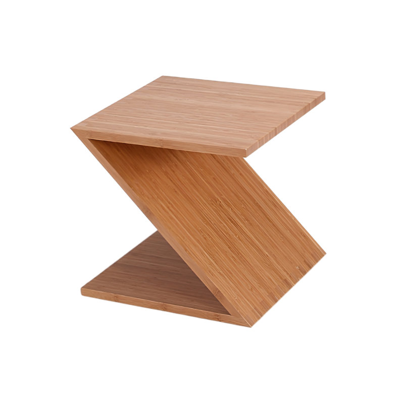 Tabouret d'appoint en bois massif, Noir