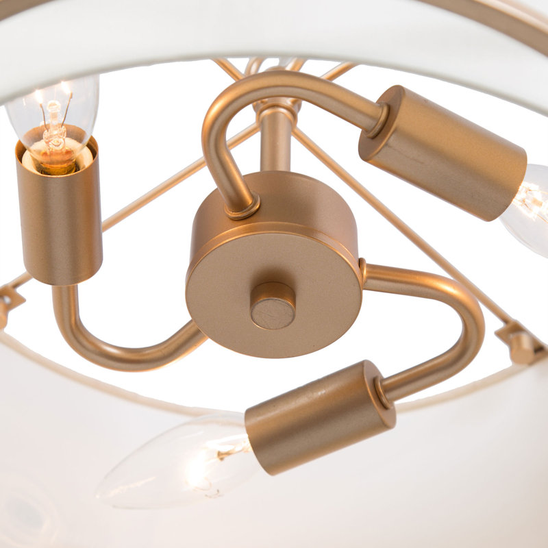 Azie 3 - Light Lantern Drum Pendant