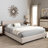 Gabby Upholstered Polyester, Queen Platform Bed, Beige, 62.6'' W X 84.8'' L X 33.46'' H-1489443183-1489443181