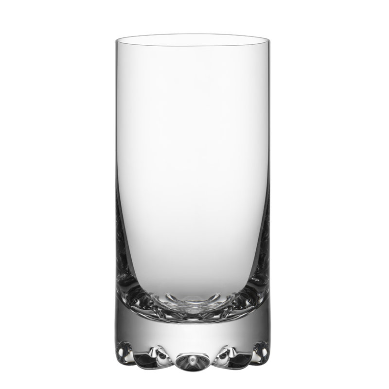 Erik Clear Glass Mid-Century Modern Highball Set of Four