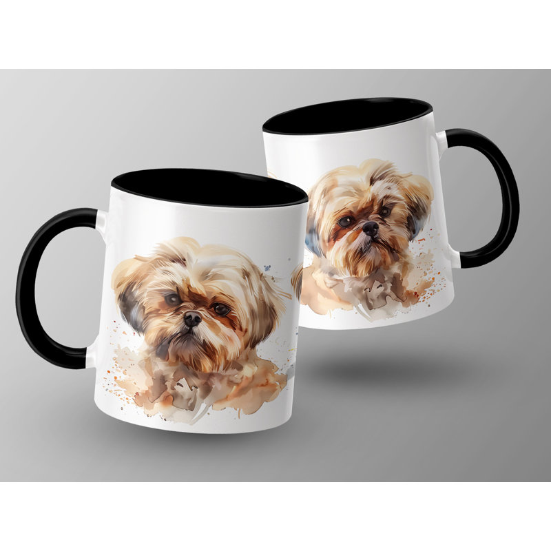 Ceramic Coffee Mug, Black, 1
