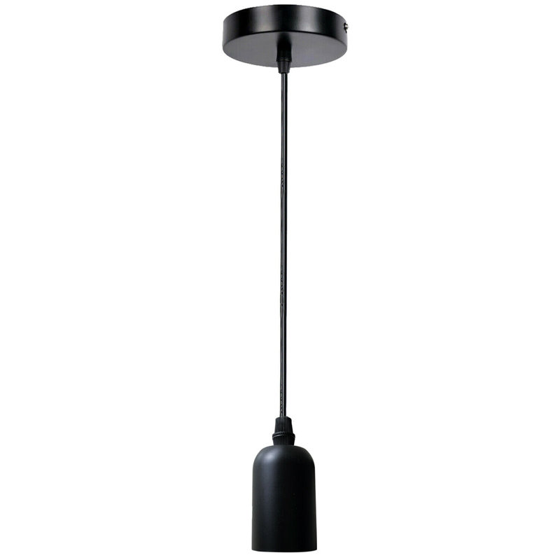 Aniston 1 - Light Bulb Pendant, Black