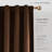 Terran Velvet Blackout Window Curtain Panels Brown Set of 2-1075409946