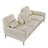 96"W Dinardi upholstered Sofa With Adjustable Backrest-357737482-389220234-389220244