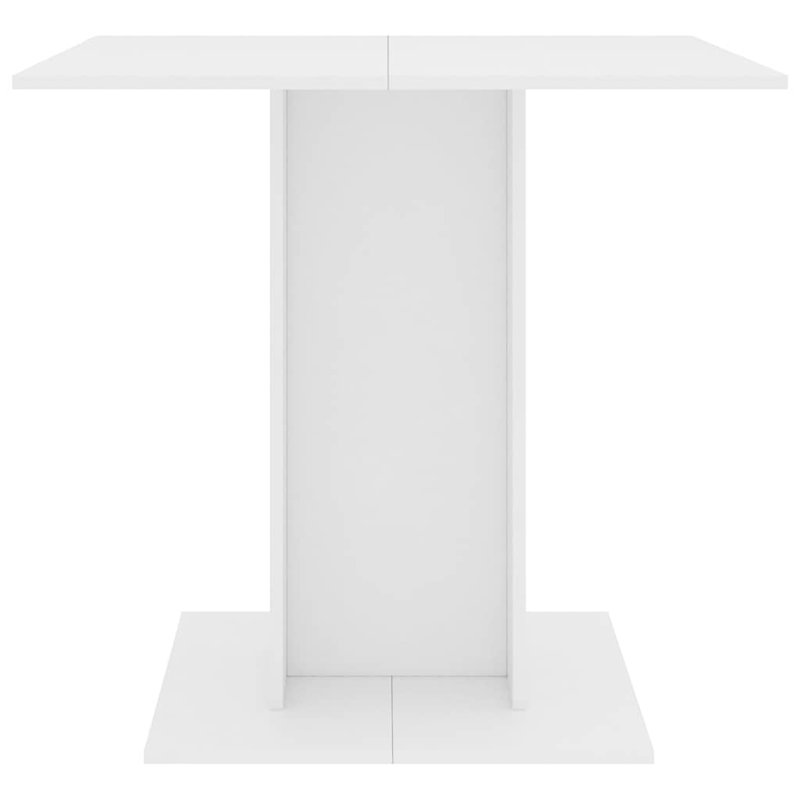Dining Table Kitchen Table Dining Room Dinner Table Engineered Wood, White