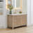 Lala 48" Single Bathroom Vanity with Grain White Engineered Stone Countertop without Mirror-1333020423