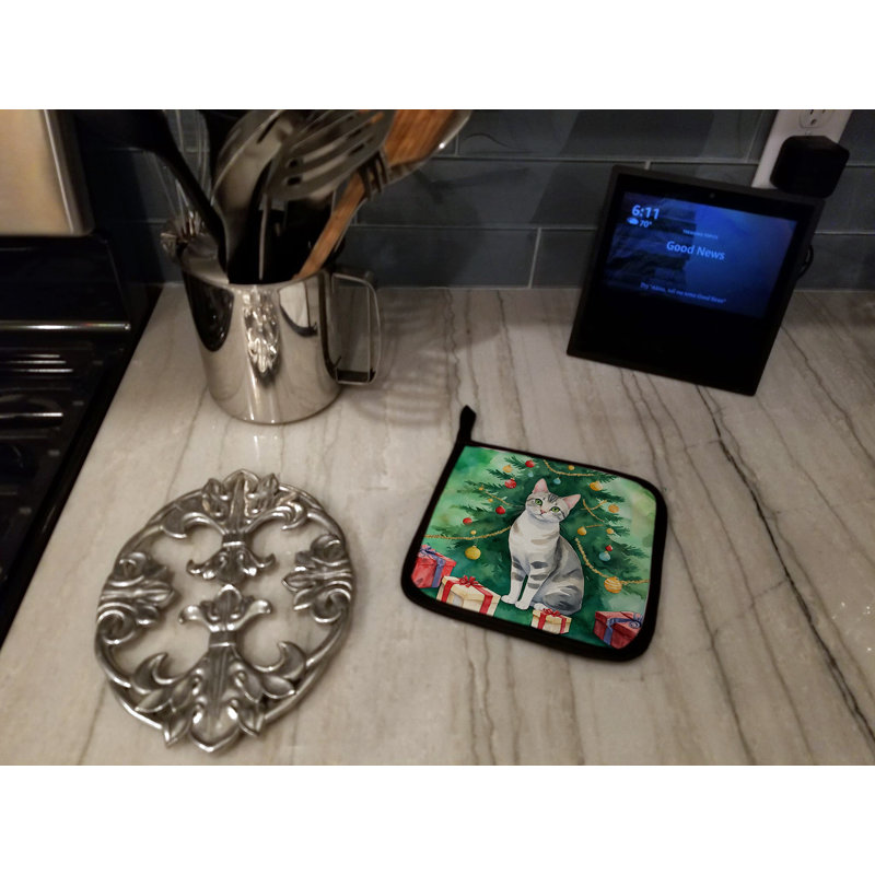 Paire de porte-casseroles European Shorthair