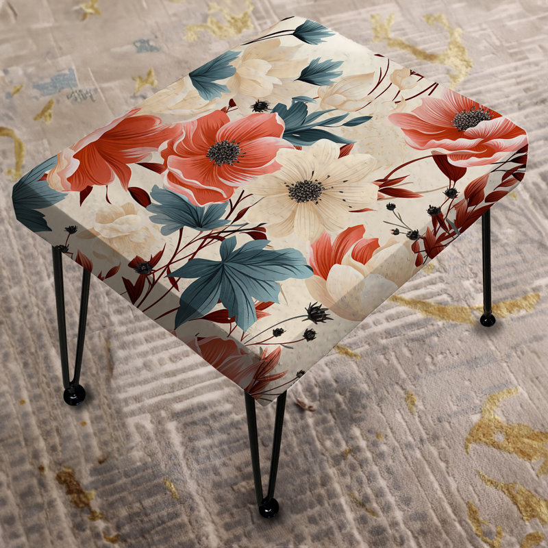 Coral White Coral White - Repose-pieds rectangulaire Cottage