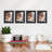 Black Wood Picture Frame - Set of 4-89855956