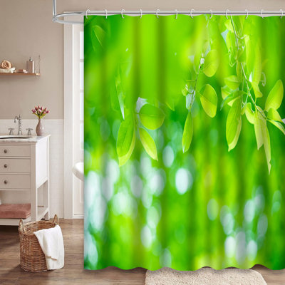Rideau de douche Green Leaf