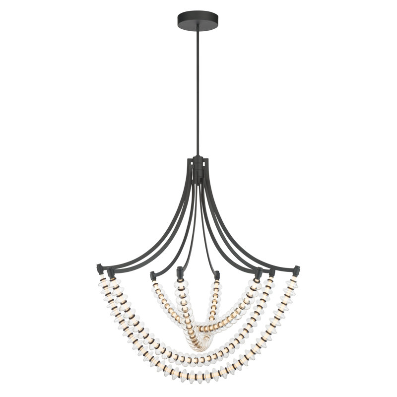 Lustre DEL 39,25 po Pearl, 3052 lumens, H 40,75 po x l 39,25 po x P 39,25 po, 48 W
