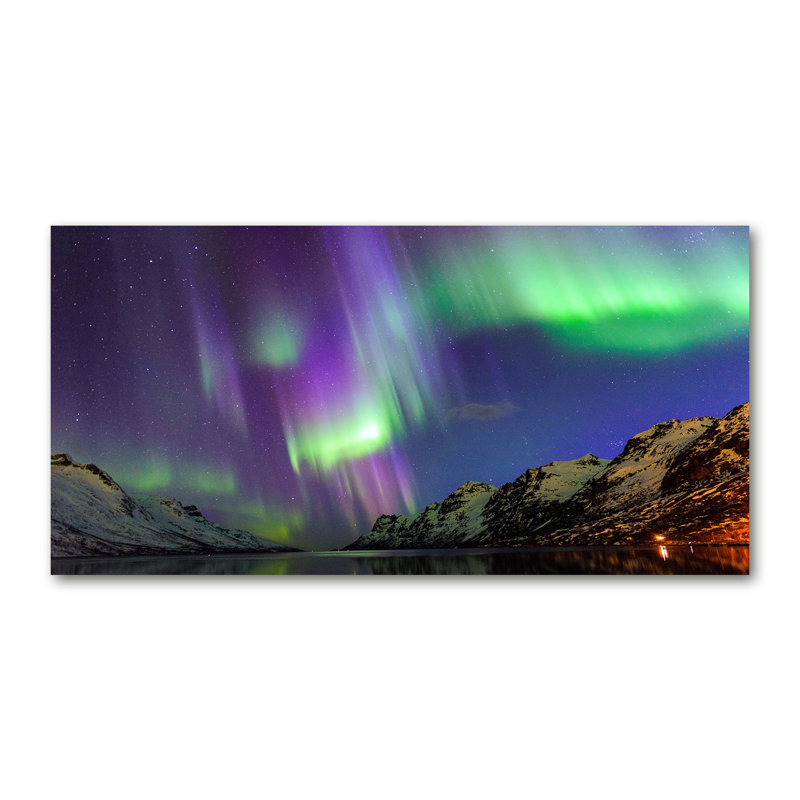 Aurora Borealis - No Frame Print on Canvas