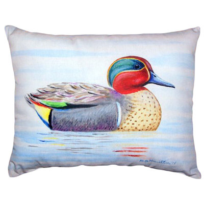 Coussin lombaire intérieur / extérieur bleu sarcelle