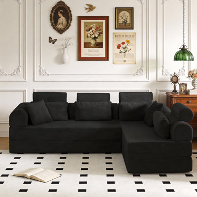 Canapé modulaire en L Boneless