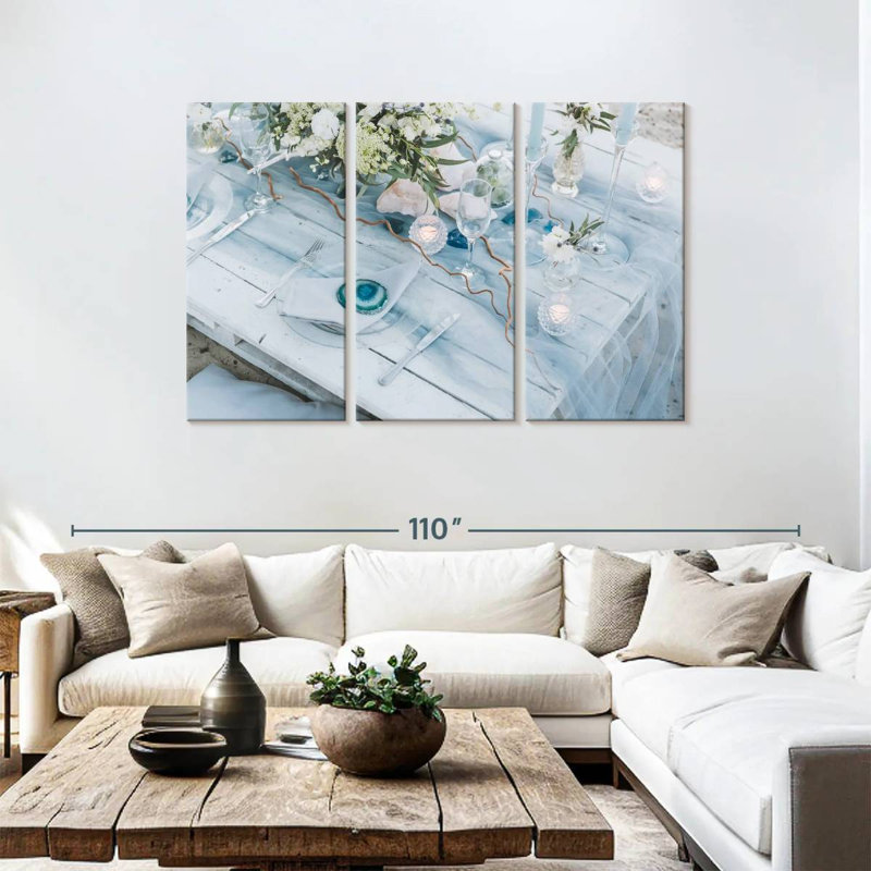Senne Elegant Table Setup, 48" H x 74" W