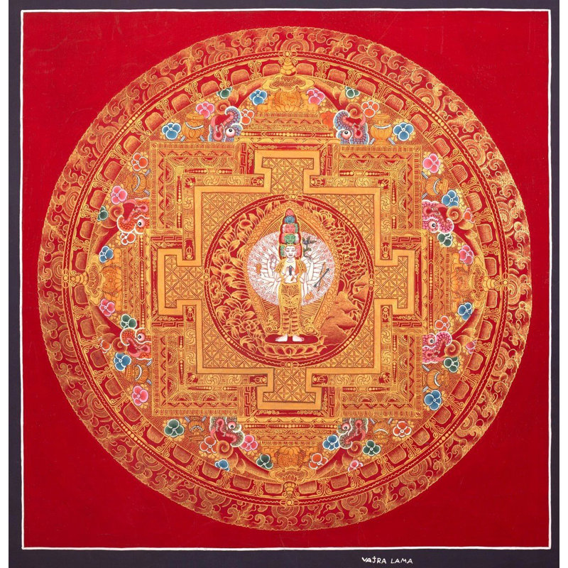 Lokeshvara Mandala (Brocadeless Thangka)