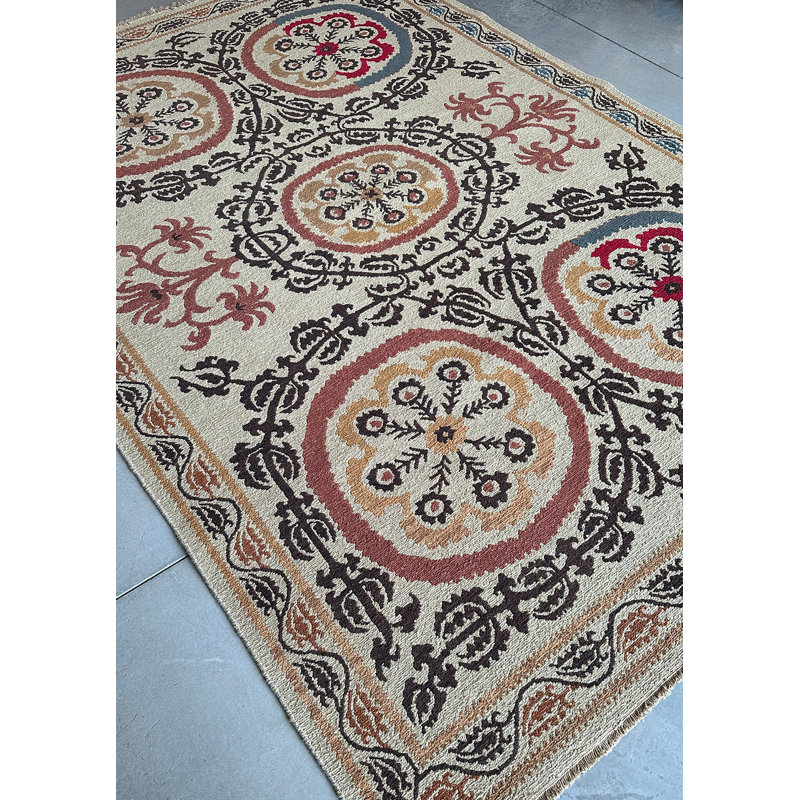 SUZANI 1 WHEAT, Rectangle 6' x 9'