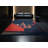 Soft Plush Collier Moscow Kremlin Classic Block Print Area Rug in Gray – Navy Binding-1547833914