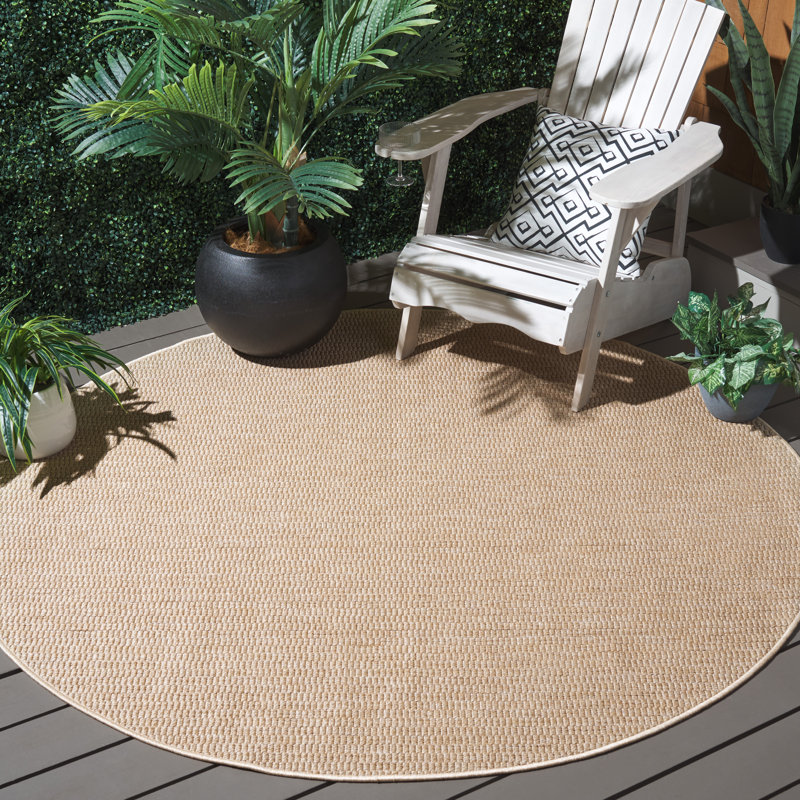 Tapis d'intérieur / extérieur Zenn, Rond 6 pi 7 po