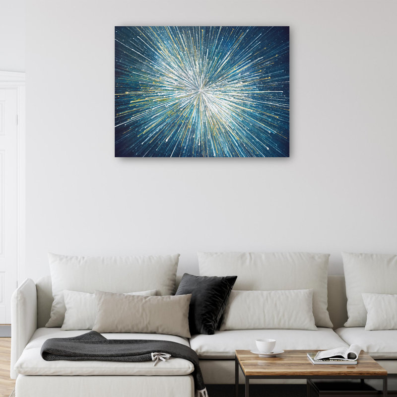 «Starburst» par Studio Arts, reproduction d'art sur toile, Toile tendue, L 14 po x H 11 po