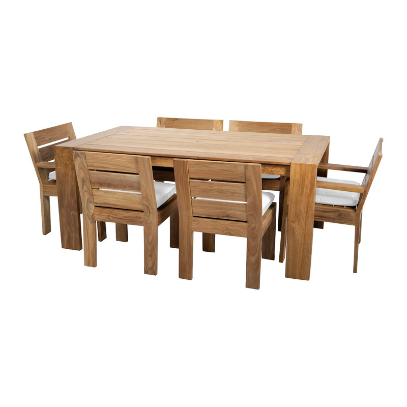 Pacific 7 - Piece Dining Set, White