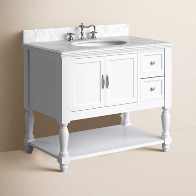 Hampton 36'' Single Bathroom Vanity with Top