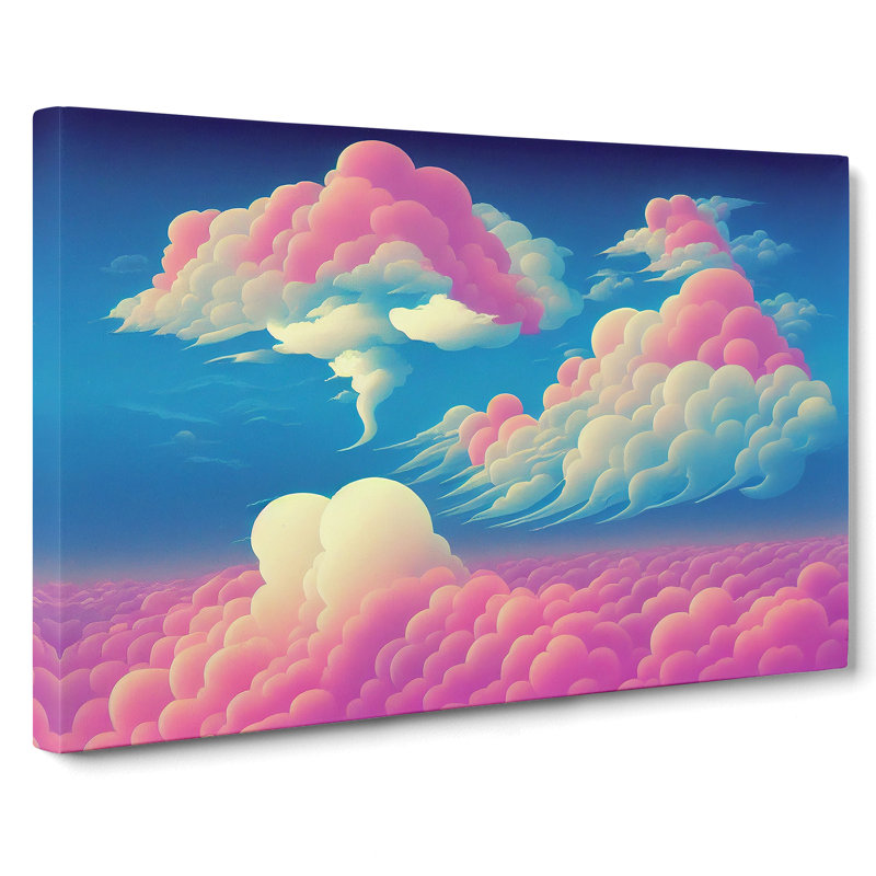 Beguiling Cloudy Sky - Wrapped Canvas, 50cm H x 76cm W x 3cm D