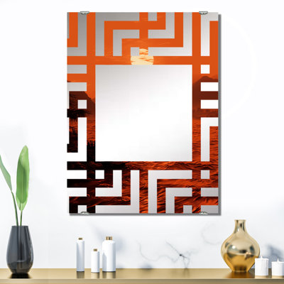 Dimond - Grand miroir mural Coastal Sunset MIR132990