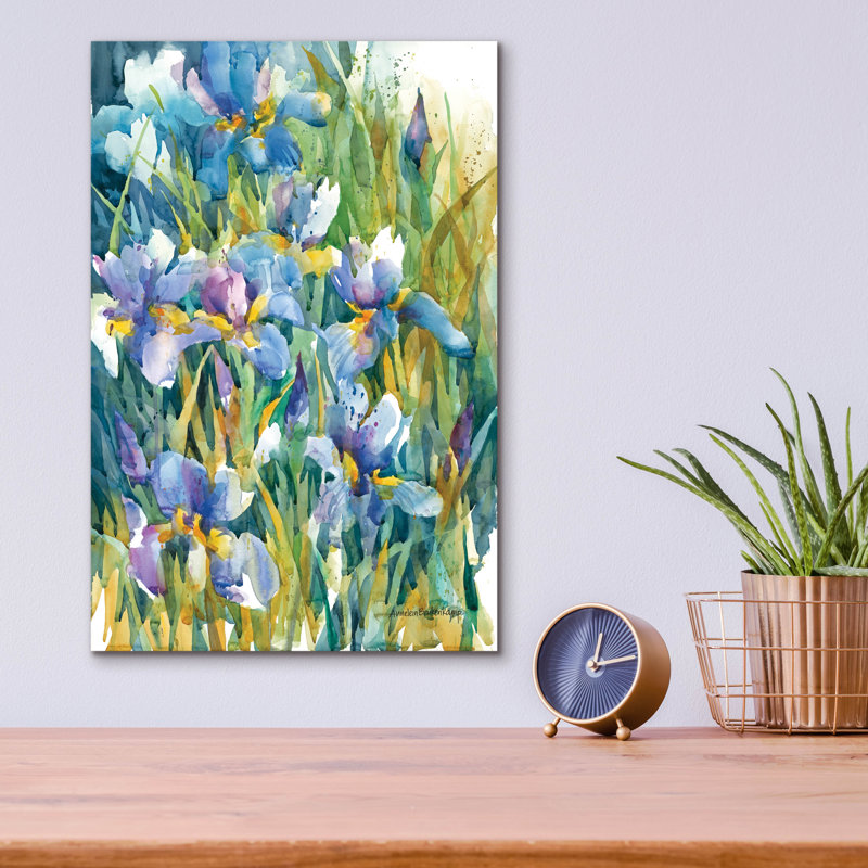 «Summer Heralds» par Annelein Beukenkamp, art mural en verre acrylique, H 16 po x l 12 po x P 0,13 po