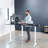VIVO Electric Curved Corner Stand Up Desk-102434937