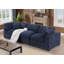 Canapé modulaire à 3 places, siège moelleux, coussins larges, 2 coussins pour les accoudoirs et 2 coussins décoratifs-649612245