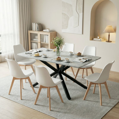 Nero 6 - Person Dining Set
